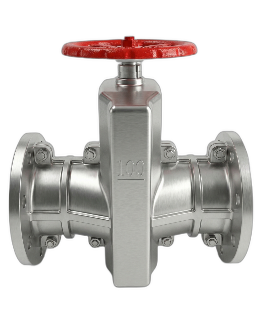 Задвижка шланговая 33а17р DN 125